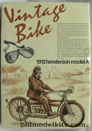 Aoshima 1/16 1912 Henderson Model A, AS0002 plastic model kit